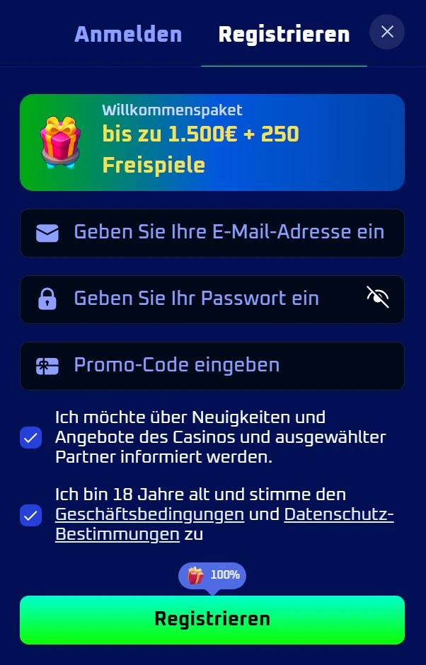 Registrierung